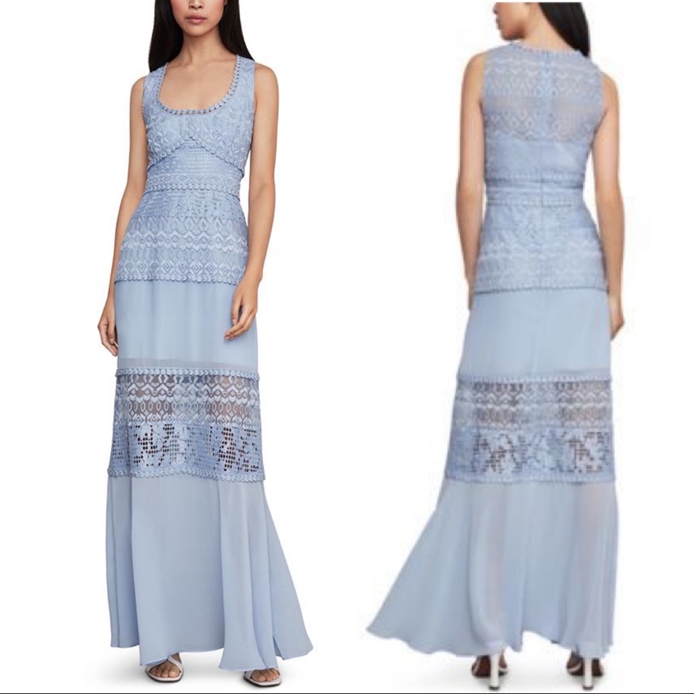 MWT BCBGMAXAZRIA Lace Crochet Maxi Dress Sz 4&10